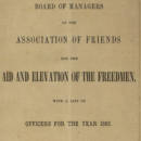 Friends Association for the Aid and Elevation of the Freedmen